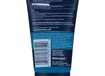 a close up of a tube of men’s face wash