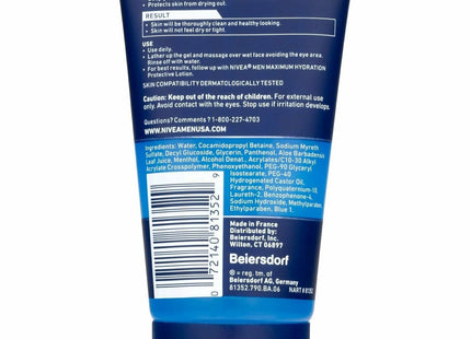 Nivea Men Maximum Moisturizing Cleansing Gel Face Wash Aloe Vera 5oz (6 Pack) - Personal Care > Skin Cleansers & Toners