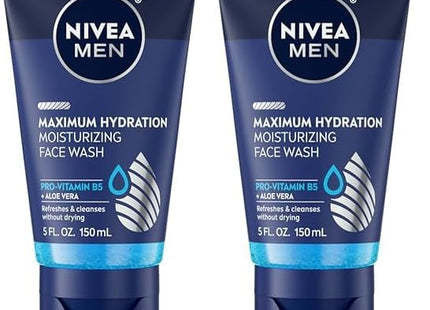 Nivea Men Maximum Moisturizing Cleansing Gel Face Wash Aloe Vera 5oz (2 Pack) - Personal Care > Skin Cleansers & Toners