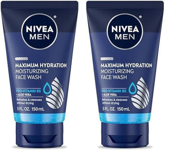 Nivea Men Maximum Moisturizing Cleansing Gel Face Wash Aloe Vera 5oz (2 Pack) - Personal Care > Skin Cleansers & Toners