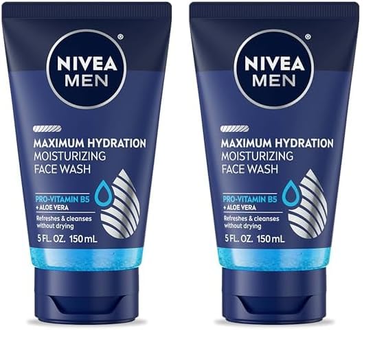 Nivea Men Maximum Moisturizing Cleansing Gel Face Wash Aloe Vera 5oz (2 Pack) - Personal Care > Skin Cleansers & Toners