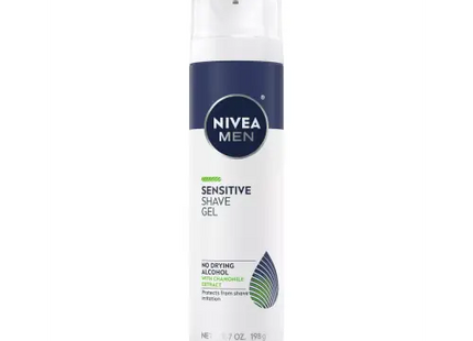 NIVEA MEN Sensitive Shave Gel with Vitamin E Soothing Chamomile and Witch Hazel 7 oz (Pack Of 5) - Health & Beauty >