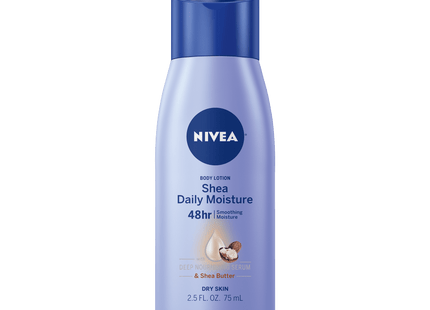NIVEA Shea Nourish Body Lotion Dry Skin with Butter 2.5oz (12 Pack) - Personal Care > & Moisturizer