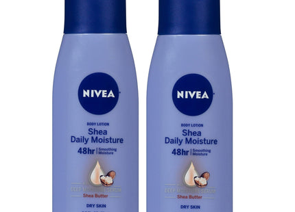 NIVEA Shea Nourish Body Lotion Dry Skin with Butter 2.5oz (2 Pack) - Personal Care > & Moisturizer