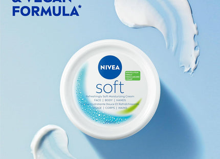 NIVEA Soft Refreshingly Moisturizing Cream JojobaOil VitaminE 6.8oz - Personal Care > Skin Lotion & Moisturizer