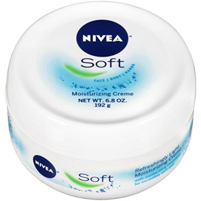 NIVEA Soft Refreshingly Moisturizing Cream JojobaOil VitaminE 6.8oz (24 Pack) - Personal Care > Skin Lotion &