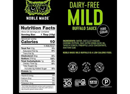 a close up of a label for a dairy - free mild