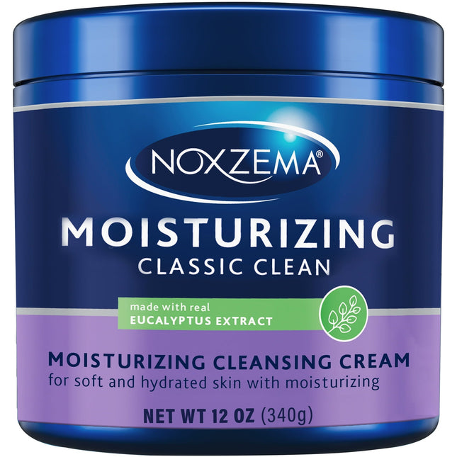 Noxzema Classic Clean Moisturizing Plus Cleansing Cream All Skin 12oz (12 Pack) - Personal Care > Cleansers & Toners