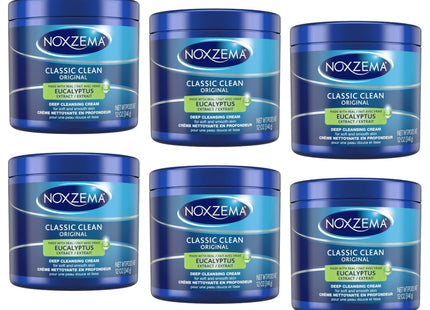 Noxzema Classic Clean Original Deep Cleansing Cream Eucalyptus 12oz (6 Pack) - Personal Care > Skin Cleansers & Toners