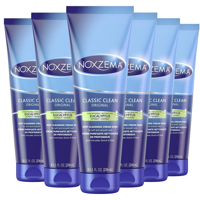 Noxzema Deep Cleansing Cream Original Face Cleanser 8oz (6 Pack) - Personal Care > Skin Cleansers & Toners