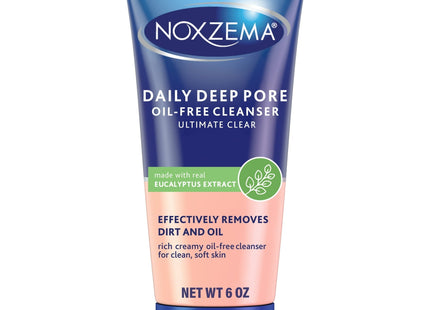 Noxzema Deep Pore Facial Cleanser Cream Daily Use For All Skin 6oz (10 Pack) - Personal Care > Cleansers & Toners