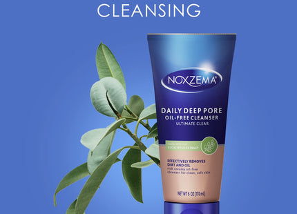 Noxzema Deep Pore Facial Cleanser Cream Daily Use For All Skin 6oz (8 Pack) - Personal Care > Cleansers & Toners