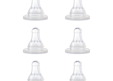 NUK Gerber First Essentials Silicone Nipple Medium Flow Clear 6ct(12 Pack) - Baby & Toddler > Nursing Feeding Bottle