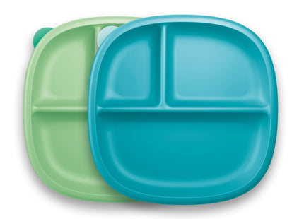NUK Suction Plates and Lid Assorted Colors 6 + Months 2ct (2 Pack) - Baby & Toddler > Nursing Feeding Bowls