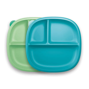NUK Suction Plates and Lid Assorted Colors 6 + Months 2ct (2 Pack) - Baby & Toddler > Nursing Feeding Bowls