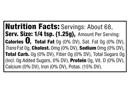 NuSalt Sodium Free Salt Substitute Table Alternative 3oz (12 Pack) - Food & Beverages > Herbs Spices Seasonings