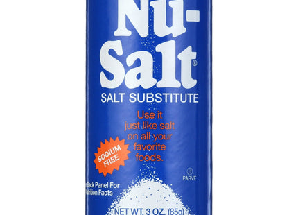 NuSalt Sodium Free Salt Substitute Table Alternative 3oz (12 Pack) - Food & Beverages > Herbs Spices Seasonings