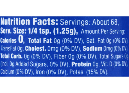 NuSalt Sodium Free Salt Substitute Table Alternative 3oz (12 Pack) - Food & Beverages > Herbs Spices Seasonings