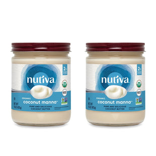 Nutiva Organic Coconut Manna Pureed Butter Gluten-Free 15oz (2 Pack) - Food & Beverages > Condiments Sauces Oils