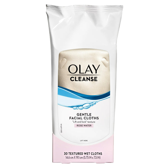 Olay Cleanse Gentle Facial Sensitive Towelette Fragrance Free 30ct (2 Pack) - Personal Care > Skin Cleansers & Toners