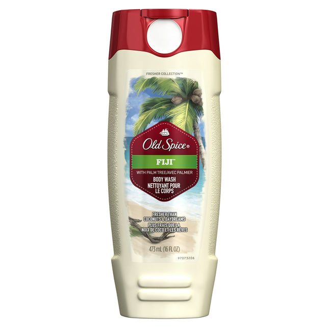 Old Spice Body Wash for Men Fiji with Palm Tree Scent 16 Floz (12 Pack) - Personal Care > Bath & Washes Shower Gels