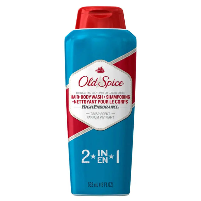 a bottle of old spice hair - wash