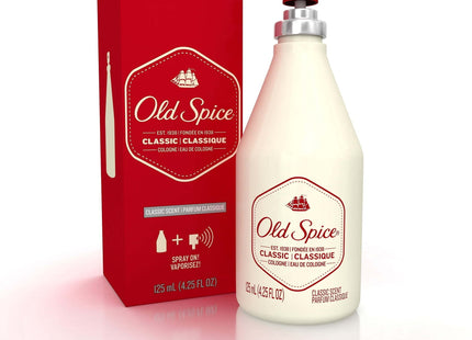 Old Spice Cologne For Men Spray Classic Scent 4.25 fl oz (12 Pack) - Personal Care > Fragrances Men’s