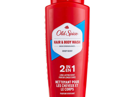 Old Spice High Endurance 2IN1 Hair and Body Wash Crisp Scent 18Floz (4 Pack) - Personal Care > Bath & Washes Shower Gels