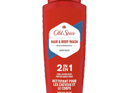Old Spice High Endurance 2IN1 Hair and Body Wash Crisp Scent 18Floz (4 Pack) - Personal Care > Bath & Washes Shower Gels