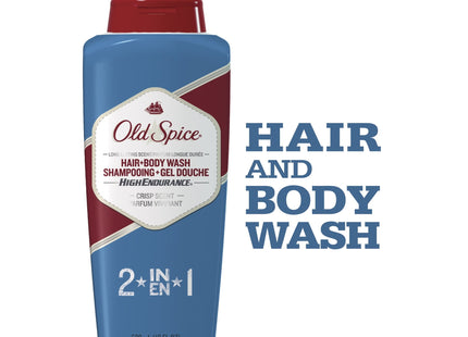 Old Spice High Endurance 2IN1 Hair and Body Wash Crisp Scent 18Floz (4 Pack) - Personal Care > Bath & Washes Shower Gels