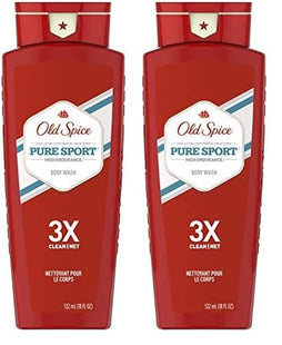 Old Spice High Endurance 3X Clean Pure Sport Scent Body Wash 18 FLoz (24 Pack) - Personal Care > Bath & Washes Shower