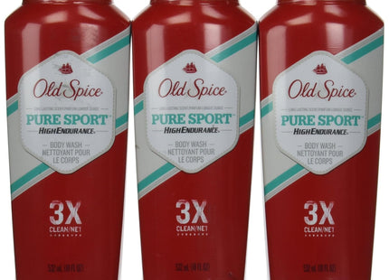 Old Spice High Endurance 3X Clean Pure Sport Scent Body Wash 18 FLoz (6 Pack) - Personal Care > Bath & Washes Shower