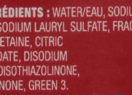 the label for the bottle