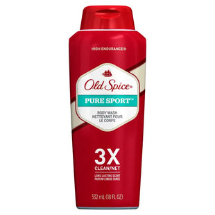 a bottle of pure sport body wash