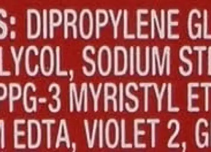 a red sign with the words,’ingredients’and’ingredients ’