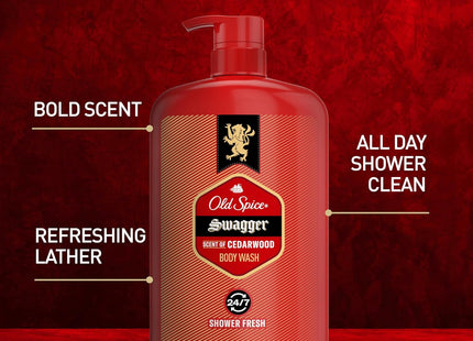 Old Spice Swagger Scent of Confidence Body Wash for Men 33.4 floz (24 Pack) - Personal Care > Bath & Washes Shower Gels