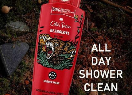 Old Spice Wild Collection Bearglove Body Wash Long Lasting Lather 16oz (3 Pack) - Personal Care > Bath & Washes Shower