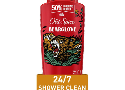 Old Spice Wild Collection Bearglove Body Wash Long Lasting Lather 16oz (12 Pack) - Personal Care > Bath & Washes Shower