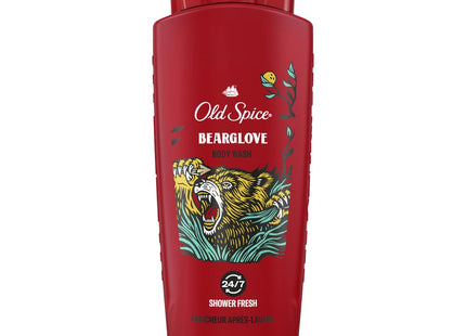 Old Spice Wild Collection Bearglove Body Wash Long Lasting Lather 16oz (4 Pack) - Personal Care > Bath & Washes Shower