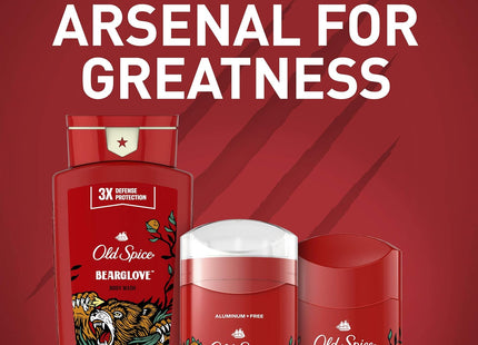 Old Spice Wild Collection Bearglove Deodorant Invisible Solid 3.0oz (3 Pack) - Personal Care > Bath & Body
