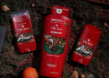 Old Spice Wild Collection Bearglove Deodorant Invisible Solid 3.0oz (3 Pack) - Personal Care > Bath & Body