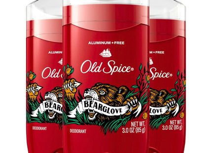 Old Spice Wild Collection Bearglove Deodorant Invisible Solid 3.0oz (5 Pack) - Personal Care > Bath & Body