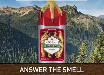 Old Spice Wild Collection Bearglove Deodorant Invisible Solid 3.0oz (3 Pack) - Personal Care > Bath & Body