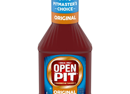 Open Pit Original Barbecue Sauce Blue Label 18oz (12 Pack) - Food & Beverages > Condiments Sauces BBQ Hot