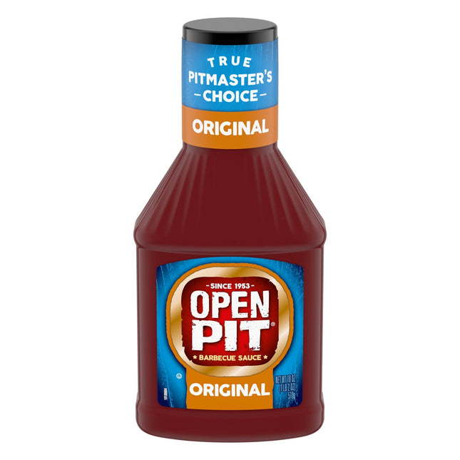 Open Pit Original Barbecue Sauce Blue Label 18oz (12 Pack) - Food & Beverages > Condiments Sauces BBQ Hot