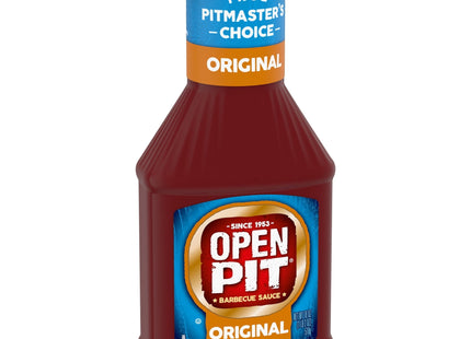 Open Pit Original Barbecue Sauce Blue Label 18oz (12 Pack) - Food & Beverages > Condiments Sauces BBQ Hot