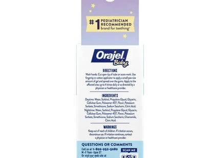 oral hygiene product label on a white background