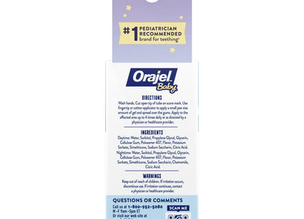 Orajel Baby Daytime & Nighttime Cooling Gels for Teething Tube 0.18oz (12 Pack) - Toddler > Health Pain Relief