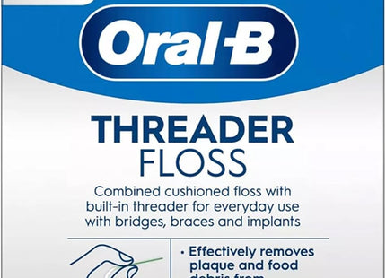 Oral-B Glide Pro-Health Dental Threader Floss Bridges Braces 30ct (3 Pack) - Personal Care > Oral & Flossers