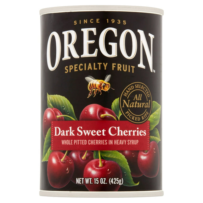 Oregon All Natural Specialty Fruit Pitted Dark Sweet Cherries 15 Ounce (2 Pack) - Food & Beverages > Fruits Vegetables